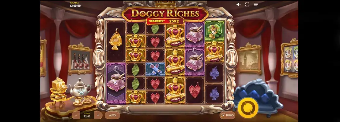 Jogue Doggy Riches Megaways gratuitamente no modo de demonstração