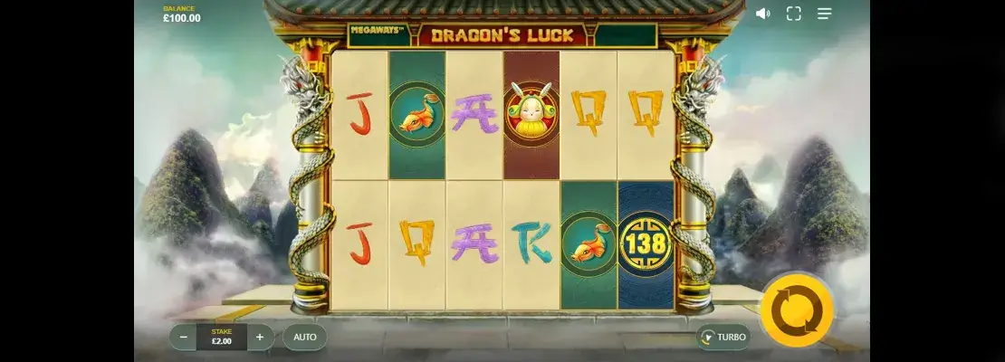 데모 모드에서 Dragons Luck Megaways을 무료로 플레이하세요
