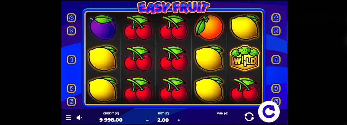 Játssz a Easy Fruit játékkal ingyen demó módban