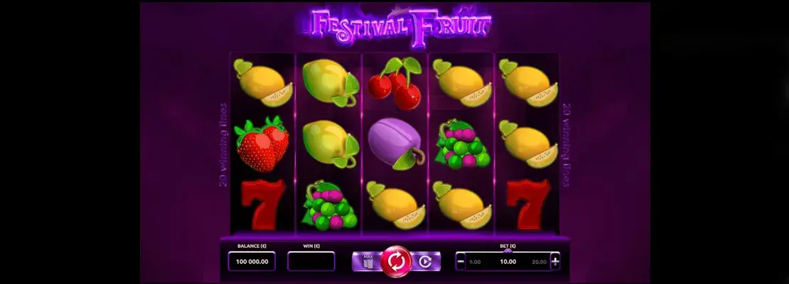 العب Festival Fruit مجانًا في الوضع التجريبي