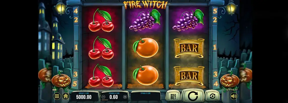 Játssz a Fire Witch játékkal ingyen demó módban