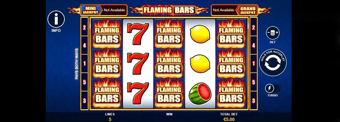 Demo modunda Flaming Bars oyununu ücretsiz oynayın