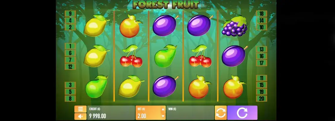 Játssz a Forest Fruit játékkal ingyen demó módban
