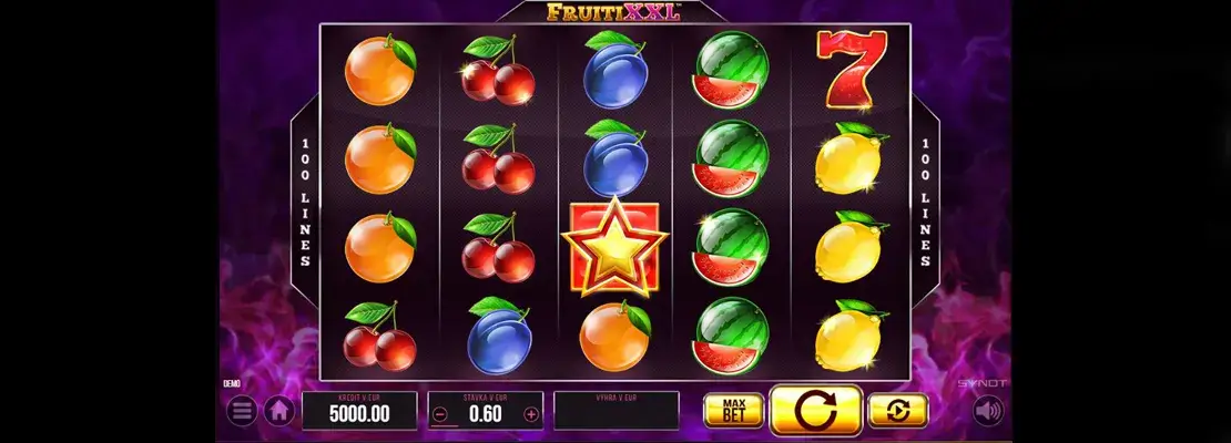 Speel Fruiti XXL gratis in de demomodus