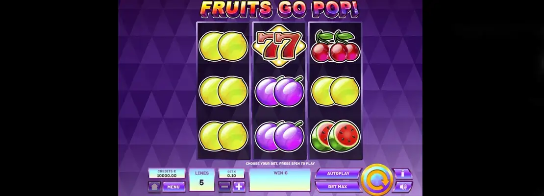 데모 모드에서 Fruits Go Pop을 무료로 플레이하세요