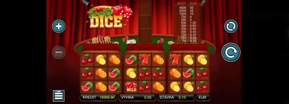 Խաղացեք Fruity Dice անվճար ցուցադրական ռեժիմում