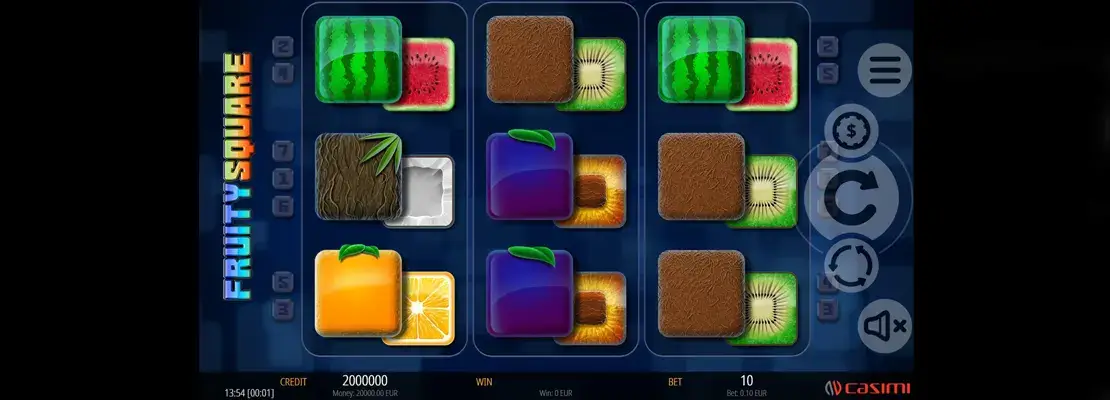 Mainkan Fruity Square secara percuma dalam mod demo