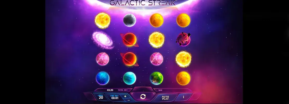 Zagraj w Galactic Streak za darmo w trybie demonstracyjnym