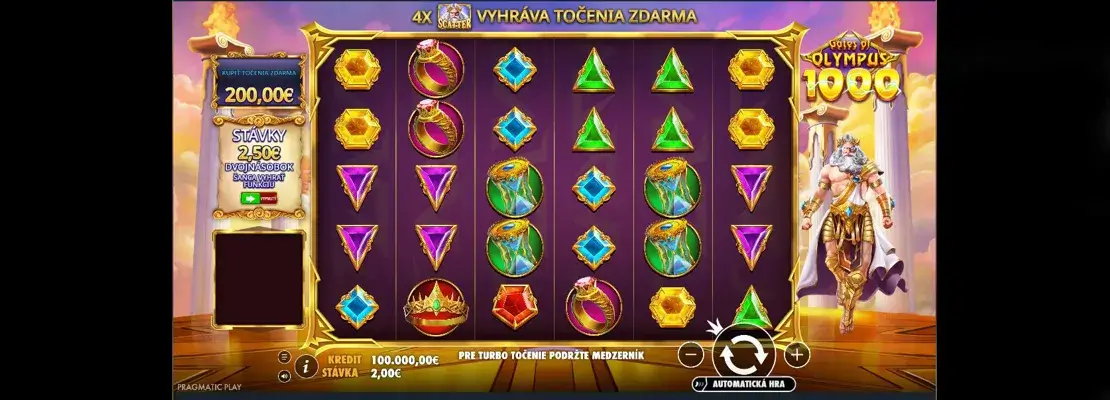 Играйте в Gates Of Olympus 1000 бесплатно в демо-режиме