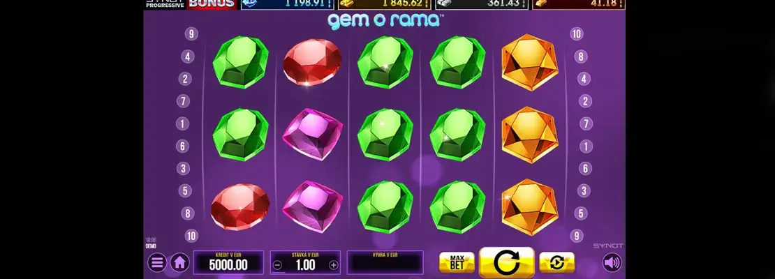 Spil Gem O Rama gratis i demotilstand