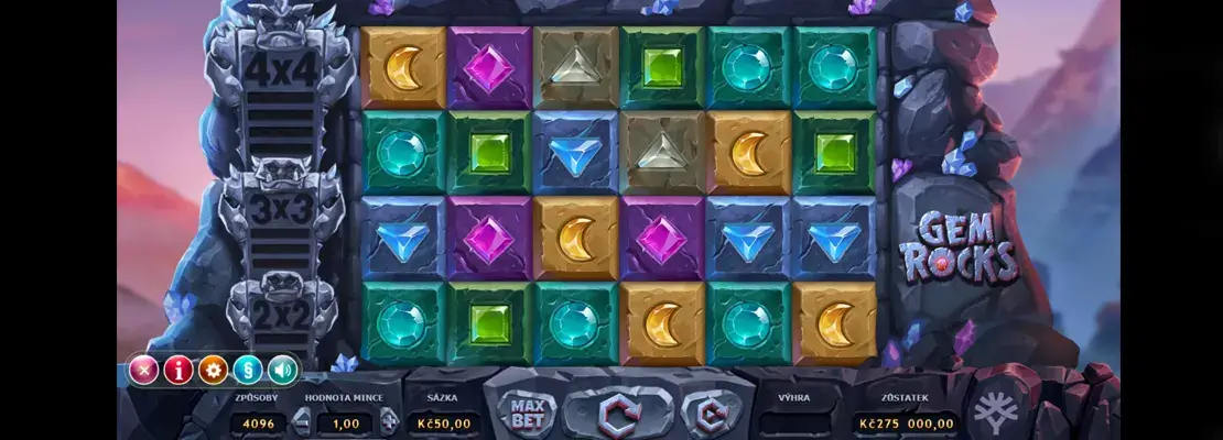 Spill Gem Rocks gratis i demomodus