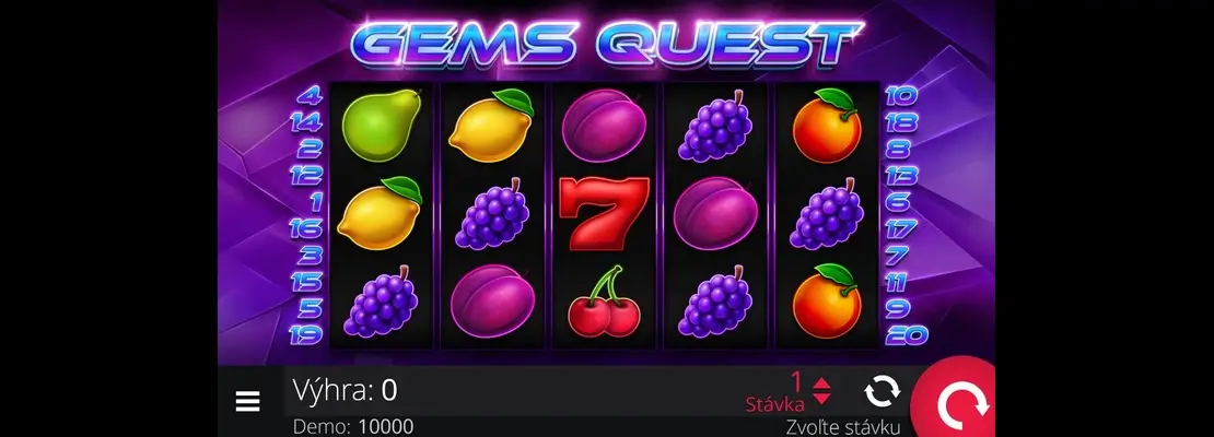 Zagraj w Gems Quest za darmo w trybie demonstracyjnym