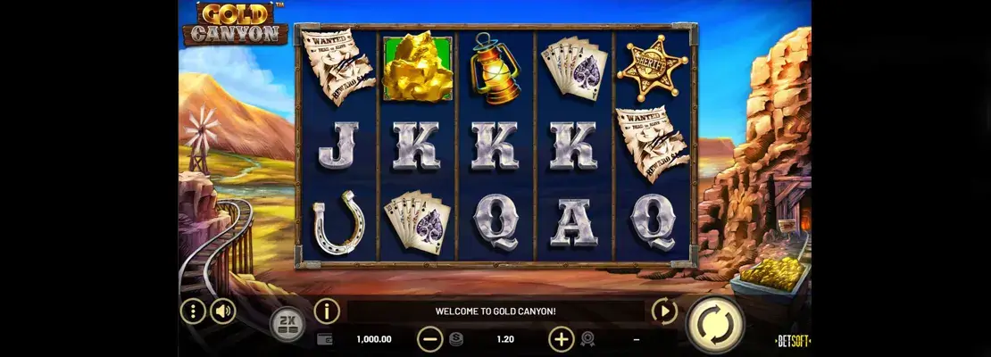 Spill Gold Canyon gratis i demomodus