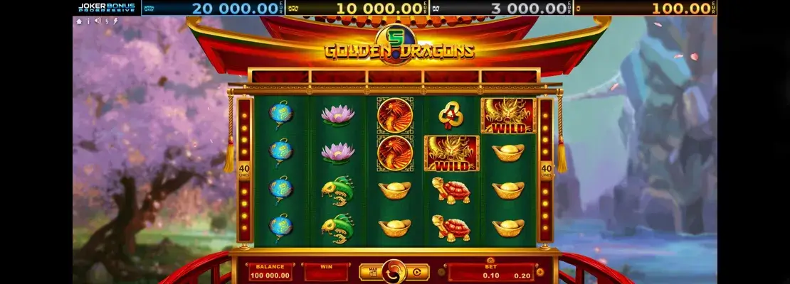 Demo modunda Golden Dragons 5 oyununu ücretsiz oynayın