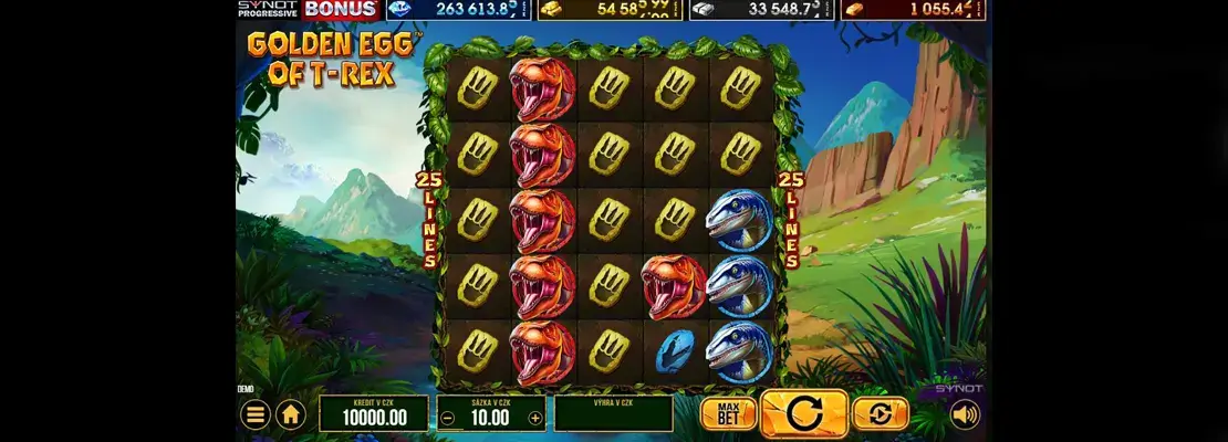 العب Golden Egg Of T Rex مجانًا في الوضع التجريبي