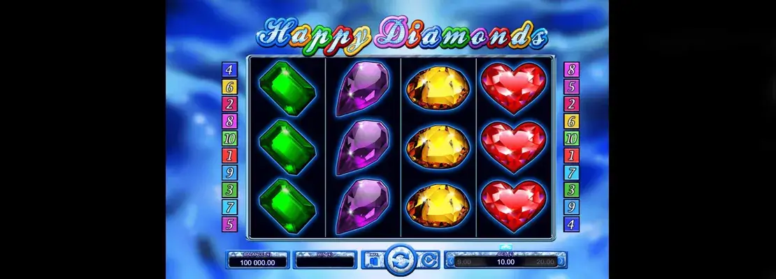 العب Happy Diamonds مجانًا في الوضع التجريبي