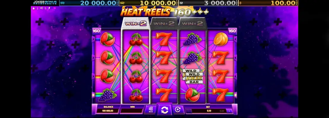 Играйте в Heat Reels 160 Plus Plus Plus бесплатно в демо-режиме