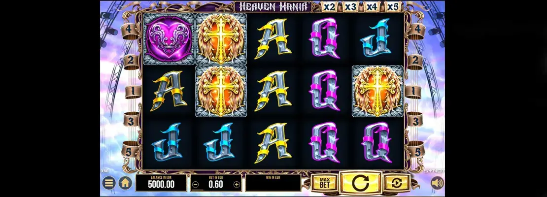 Spil Heaven Mania gratis i demotilstand
