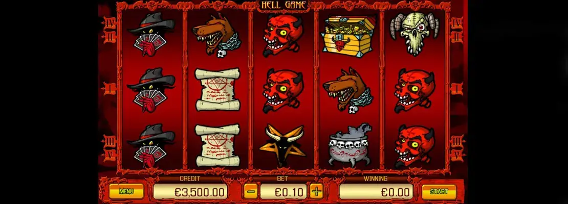 Játssz a Hell Game játékkal ingyen demó módban