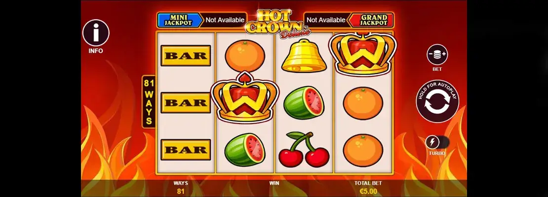 Spil Hot Crown Deluxe gratis i demotilstand