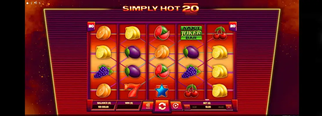 데모 모드에서 Hot Hot 20을 무료로 플레이하세요