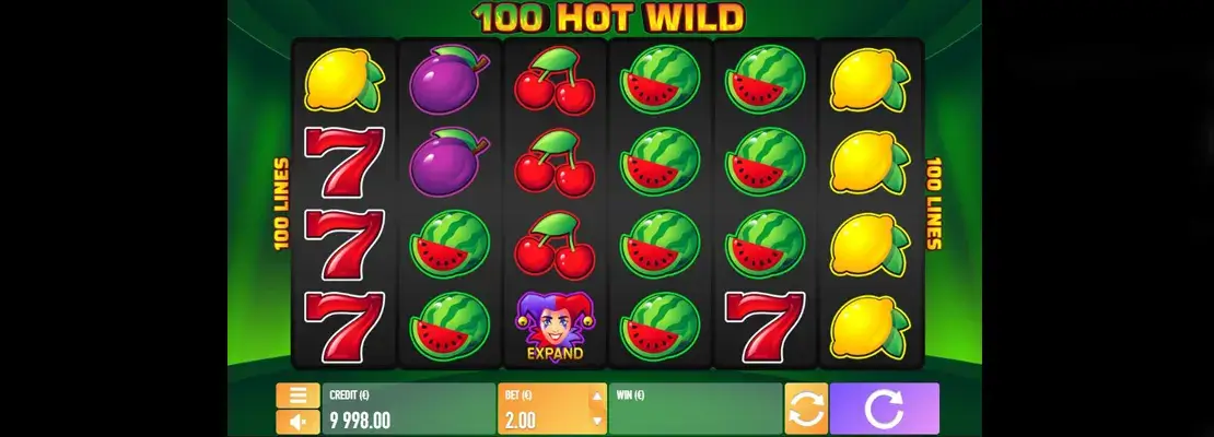 Játssz a Hot Wild 100 játékkal ingyen demó módban