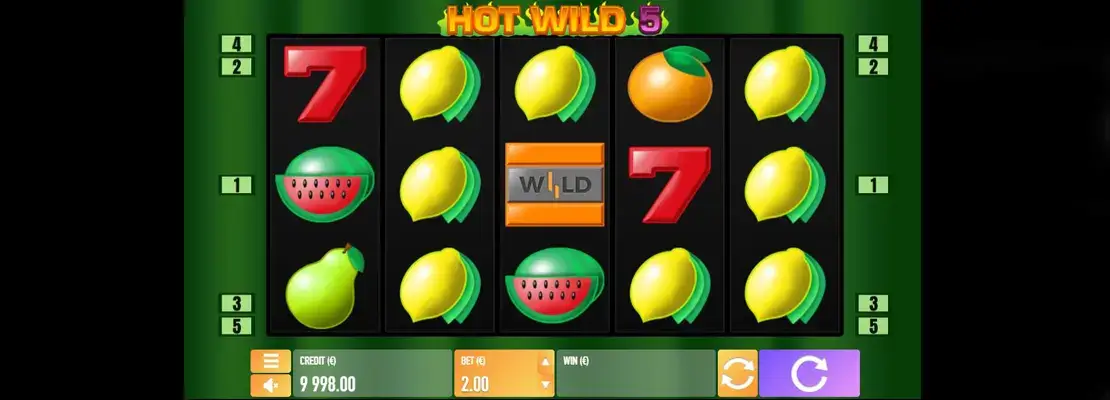 Játssz a Hot Wild 5 játékkal ingyen demó módban