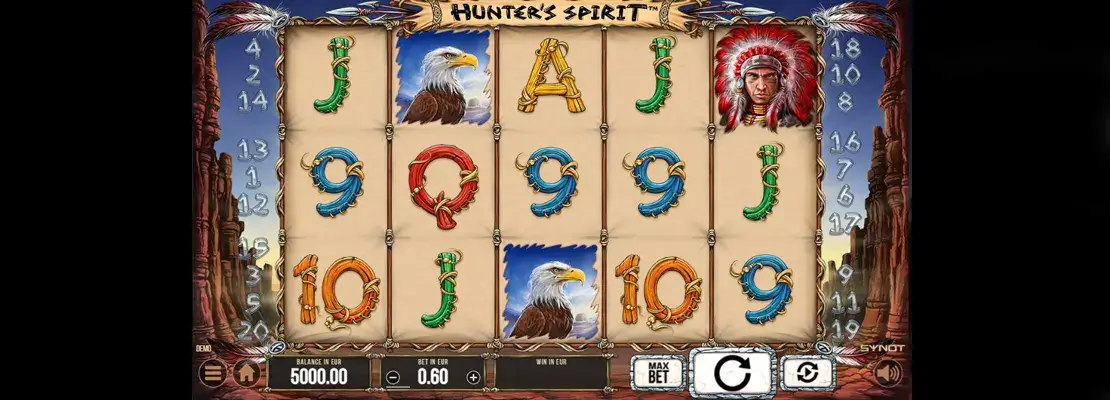 Spielen Sie Hunters spirit kostenlos im Demomodus