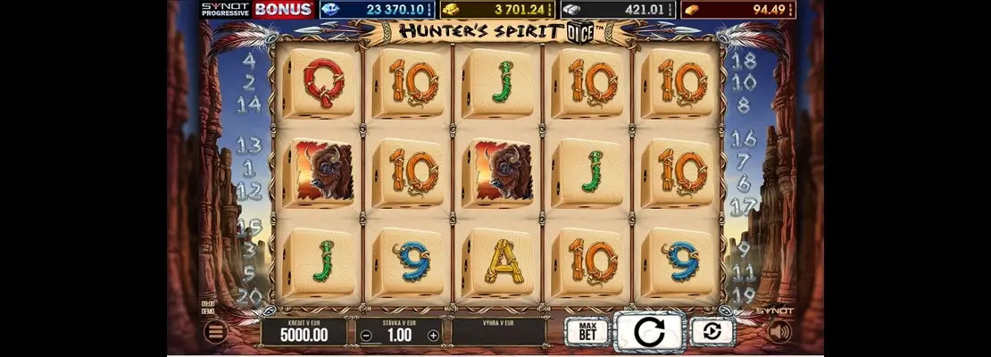 Demo modunda Hunters Spirit Dice oyununu ücretsiz oynayın