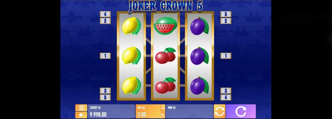 Játssz a Joker Crown 5 játékkal ingyen demó módban