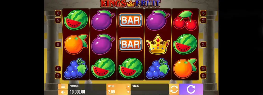Spielen Sie Kings Fruit kostenlos im Demomodus