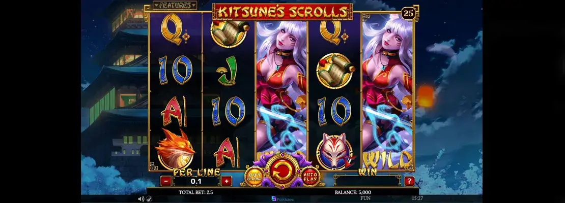 Gioca a Kitsunes Scrolls gratuitamente in modalità demo