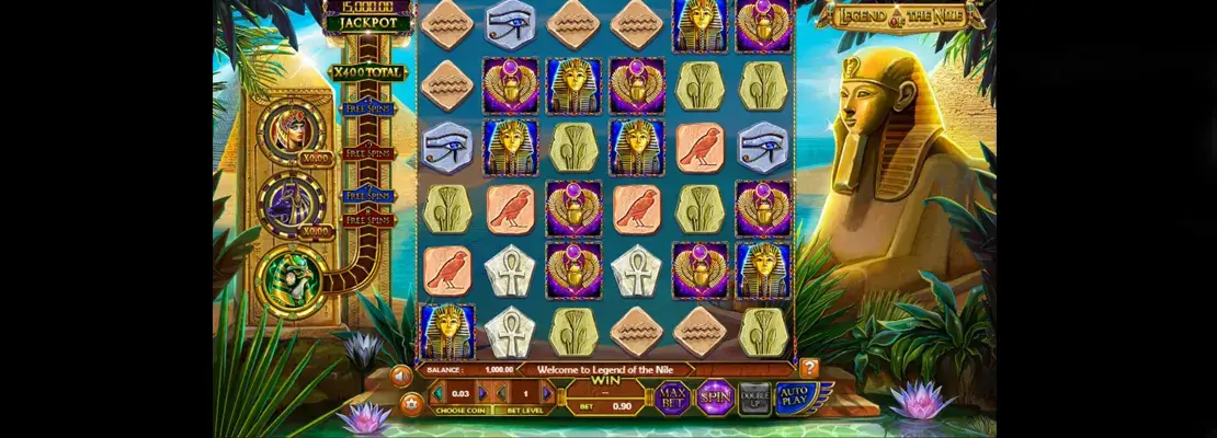 Spill Legend Of The Nile gratis i demomodus