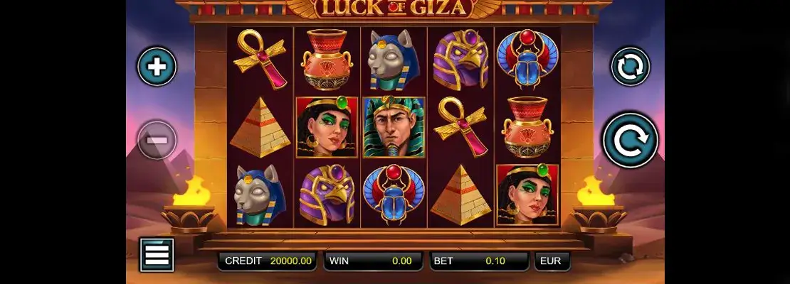 Demo modunda Luck Of Giza oyununu ücretsiz oynayın