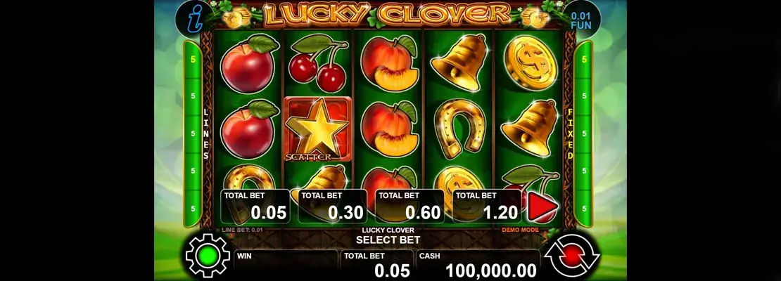 Spill Lucky Clover gratis i demomodus