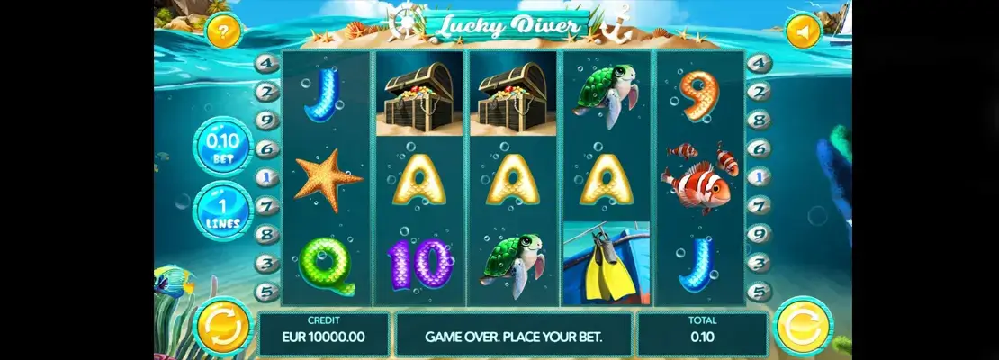 Gioca a Lucky Diver gratuitamente in modalità demo