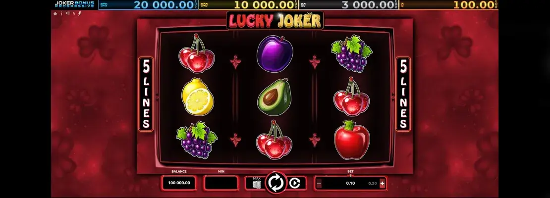 Spill Lucky Joker gratis i demomodus