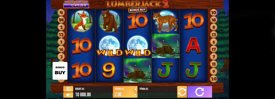데모 모드에서 Lumberjack 2 Bonus Buy을 무료로 플레이하세요