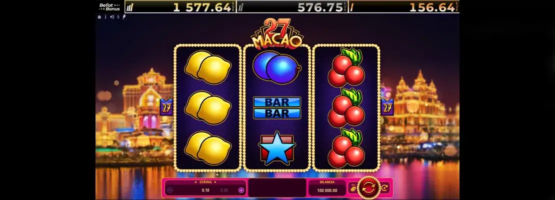 데모 모드에서 Macao 27을 무료로 플레이하세요