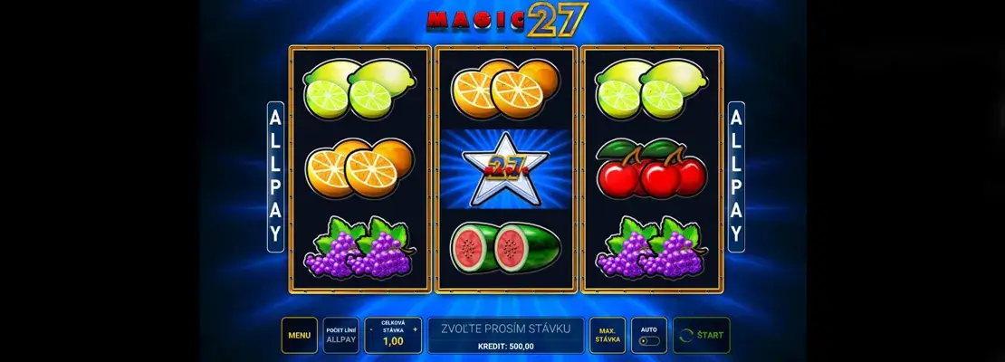 Játssz a Magic 27 játékkal ingyen demó módban