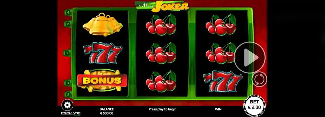Spil Miss Joker gratis i demotilstand