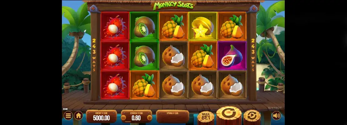 Demo modunda Monkey Slots oyununu ücretsiz oynayın