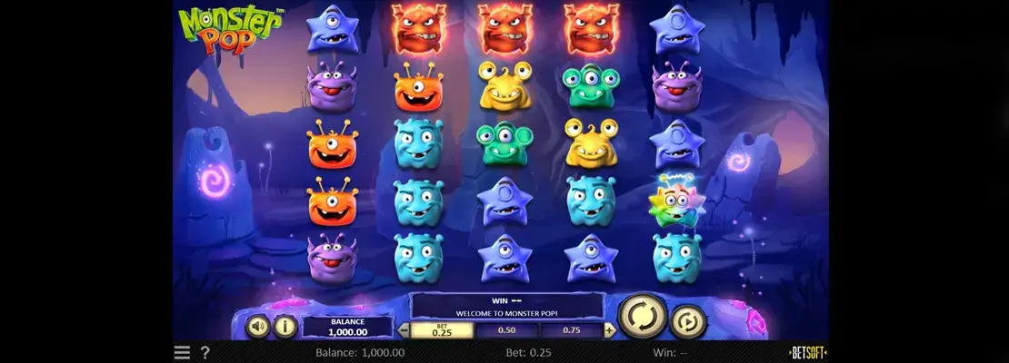 Mainkan Monster Pop secara percuma dalam mod demo