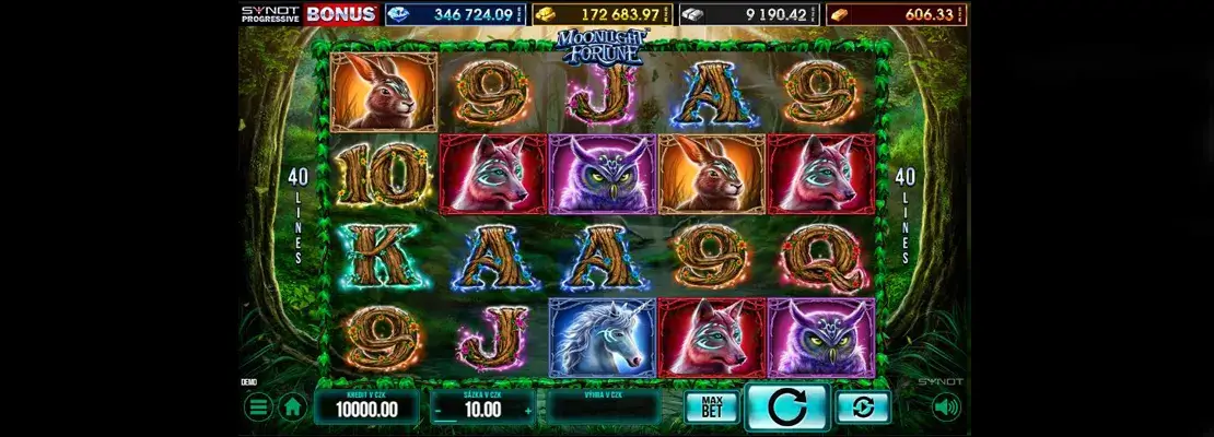 Spil Moonlight Fortune gratis i demotilstand