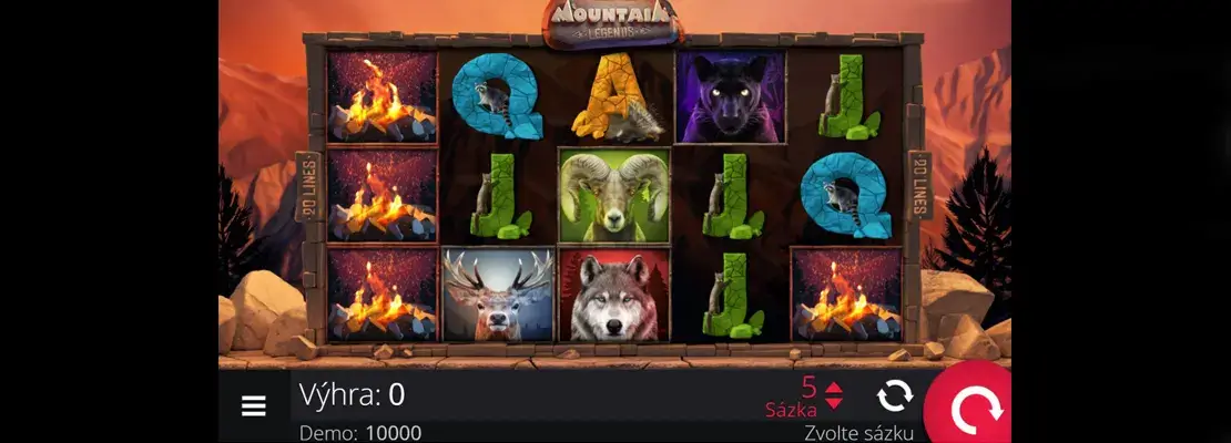 Demo modunda Mountain Legends oyununu ücretsiz oynayın