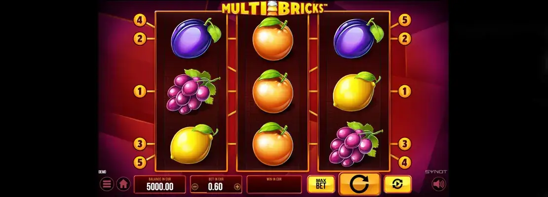 Demo modunda Multi Bricks oyununu ücretsiz oynayın