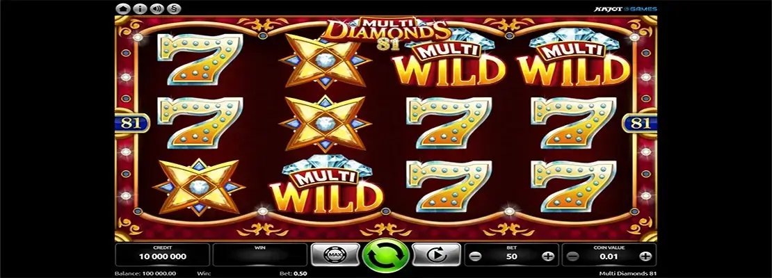 العب Multi Diamonds 81 مجانًا في الوضع التجريبي