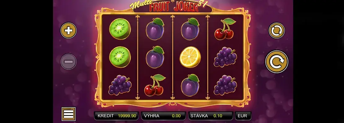 데모 모드에서 Multi Fruit Joker 81을 무료로 플레이하세요
