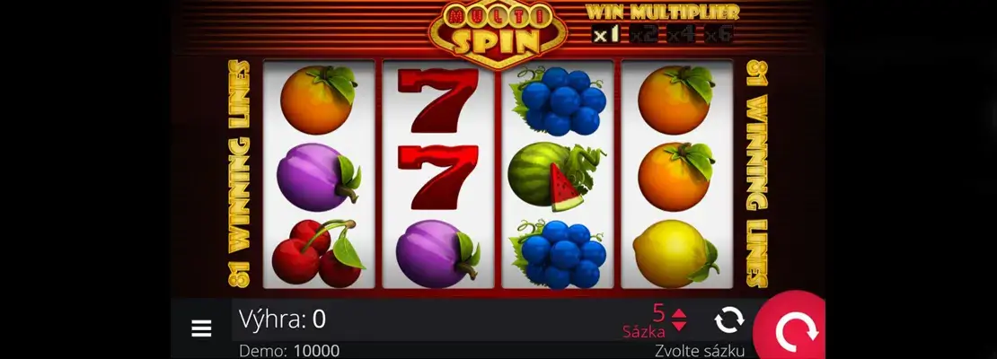 Играйте в Multi Spin бесплатно в демо-режиме