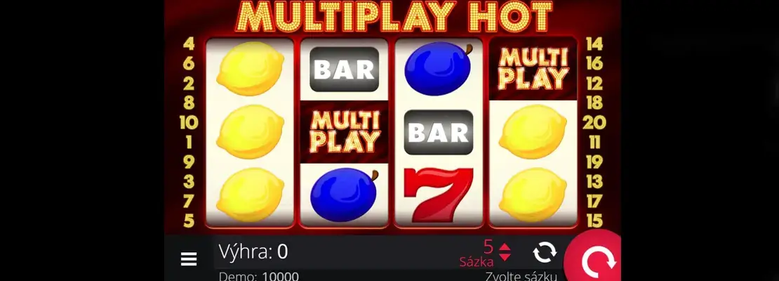 Játssz a Multiplay Hot játékkal ingyen demó módban